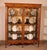 superb mahogany and burl walnut display case from the 19th century from England Very beautiful display case with sides...