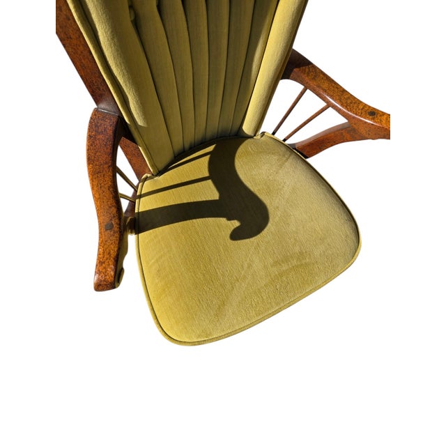 1970s 2 Enkeboll La Condesa Oak High Throne Spindle Armchairs Spanish Mediterranean For Sale - Image 10 of 15