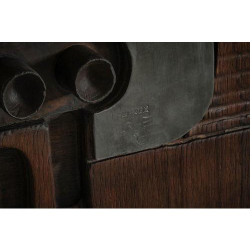 Wooden Wall Relief from Nerone & Patuzzi, Italy, 1970s For Sale - Image 11 of 12