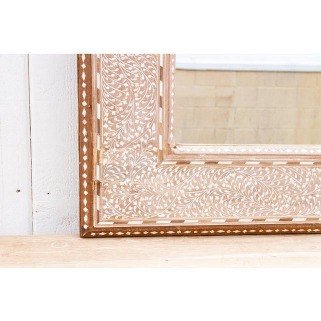 Fine British Colonial Inlay Mirror For Sale - Image 9 of 11