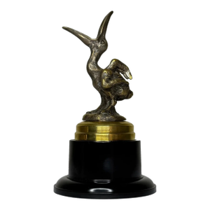 1920s Majestic Spanish Art Deco Pelican Bird Mascot Sculpture