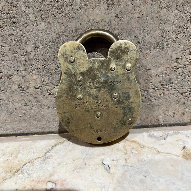 Hms Admiralty Solid Brass Lock Jas Morgan & Sons England For Sale In San Diego - Image 6 of 7