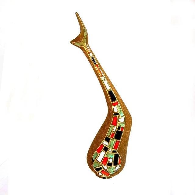 1950s Mid-Century Italian Ceramic Sculpture by Roberto Rigon For Sale - Image 5 of 5