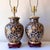 Traditional Cobalt Gold Filigree Porcelain Table Lamps For Sale - Image 3 of 7