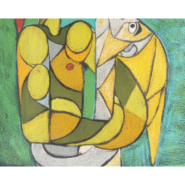 “Les Innamorati” Lithograph by Jean Cocteau For Sale In Indianapolis - Image 6 of 8
