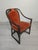 Vintage Upholstered Rattan Armchair For Sale - Image 6 of 18