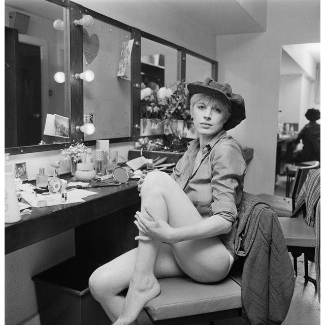 Backstage Faithfull 15th February 1974: English singer and actress Marianne Faithfull sitting in a dressing room. (Photo...