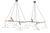 Emily Group of Nine Pendant Light in White Semi-Matte by Daniel Becker for Moss Objects For Sale