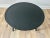 Drexel 1960s John Van Koert for Drexel Profile Collection Round Coffee Table – Vintage Mid-Century Modern Black Lacquer Cocktail Table For Sale - Image 4 of 12