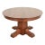 Stickley Brothers Style Antique Mission Oak Arts & Crafts Pedestal Extension Dining Table, Newly Refinished For Sale
