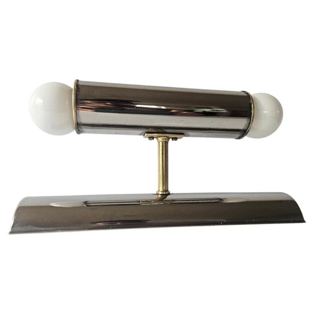 Mid-Century Chrome and Brass Tubular Wall Lamp from TZ Schmitz Leuchten, 1970s For Sale - Image 17 of 17