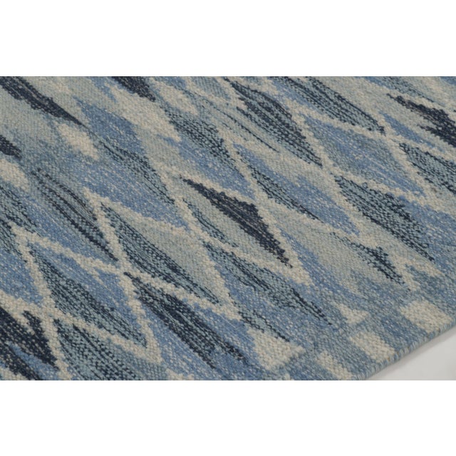 Contemporary Scandinavian Style Geometric Wool Rug by Rug & Kilim, India For Sale In New York - Image 6 of 10