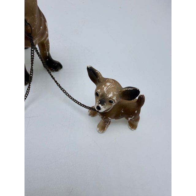 1960s Vintage Chihuahua Ceramic Figurine For Sale - Image 5 of 7