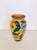 Art Deco Yellow Glazed Earthenware Vase with Floral Motifs, Italy, 1930s For Sale - Image 4 of 10