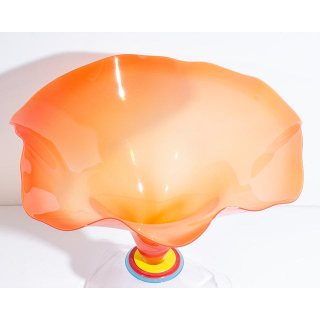 Contemporary Stephan Cox Postmodern Art Glass Vessel For Sale - Image 3 of 6