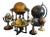 1980s Miniature World Globe Collection - Set of 6 For Sale