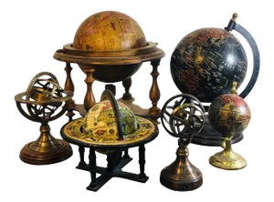 1980s Miniature World Globe Collection - Set of 6