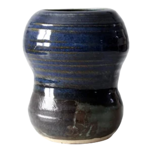 Vintage Studio Pottery Blue Vase