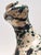 Beige Vintage Beige and Green Lacquered and Terracotta Vase, Deruta, Italy, 1950s For Sale - Image 8 of 10