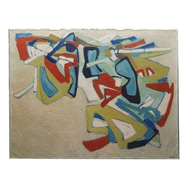 A. Roosenschoon, Marmok, 1960s, Oil on Canvas For Sale