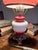 Vintage Hurricane Gone With the Wind Electric Lamp Hand Painted Flowers For Sale In Detroit - Image 6 of 10