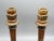 Italian Majolica Candlesticks 14" Height, a Pair For Sale - Image 4 of 8