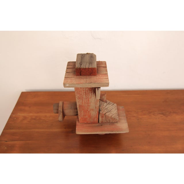 Wood Early 20th Century Wooden Casting Pattern Object with Original Patina For Sale - Image 7 of 16