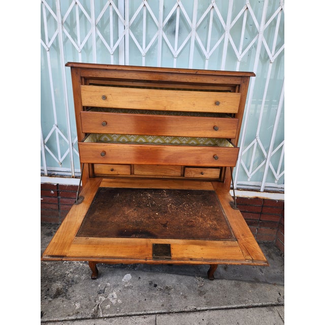 French Country 1920s Dresser With Secretary Desk For Sale - Image 3 of 3