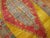 Red Zabihi Collection Yellow Turkish Gallery Rug For Sale - Image 8 of 12