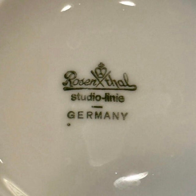 Vintage 1980s Rosenthal Tac Tea Set Walter Gropius Bauhaus White Porcelain Teapot Cups Saucers - 22 pcs For Sale - Image 10 of 10