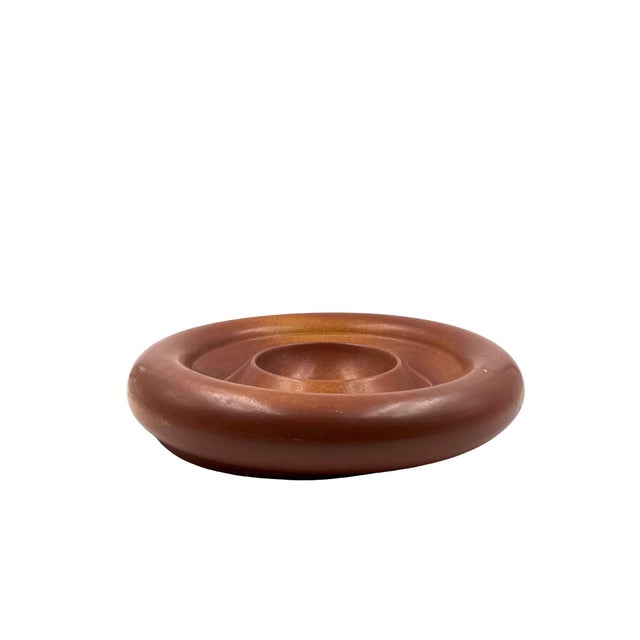 Mid-Century Modern Brown Ceramic Centerpiece by Franco Bucci, 1970s For Sale - Image 10 of 15