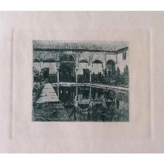 Luca Beltrami - Certosa - Original Etching on Paper - 1884 For Sale - Image 3 of 3
