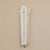 1970s 1970s Mid-Century Modern White Murano Glass Vanity Sconces - a Pair For Sale - Image 5 of 10