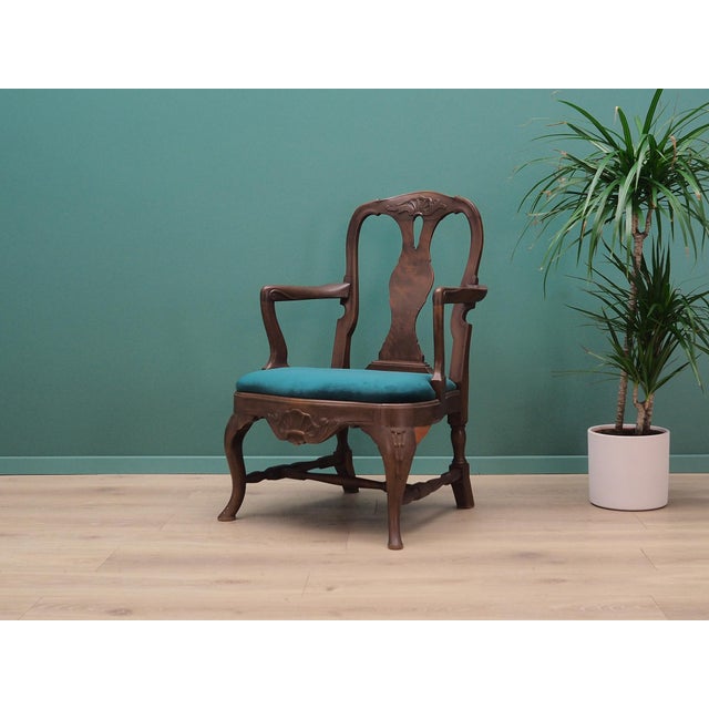 Brown Chippendale Living Room Set, 1970s, Set of 3 For Sale - Image 8 of 18