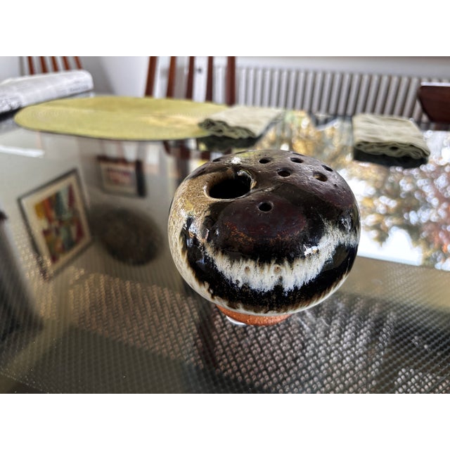 Danish Mushroom Vase in Stoneware by Erik Glaeser, 1960 For Sale - Image 4 of 8