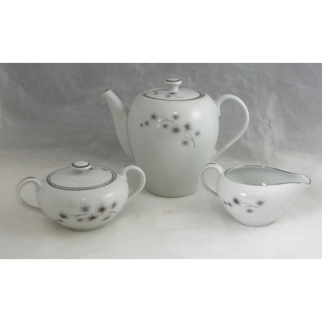 Mid Century Platinum Starburst by Creative Fine China 5