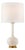 Christopher Spitzmiller by Visual Comfort Signature Coy Medium Table Lamp in Ivory with Linen Shade For Sale