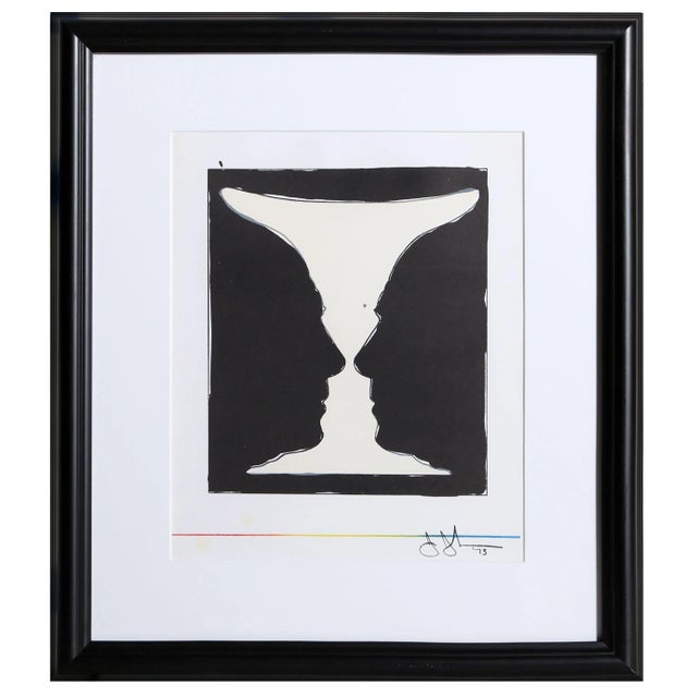 Artist: Jasper Johns, American (1930 - ) Title: Cup 2 Picasso from XXe Siecle Year: 1973 Medium: Lithograph, signed in the...