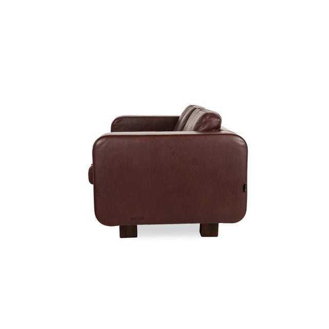 Brown Valentino 2-Seater Sofa in Brown Leather from Machalke For Sale - Image 8 of 10
