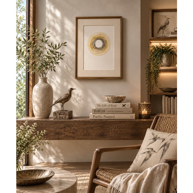 Title: Nest Size: 10*14 Description: Nest is a meditative exploration of form, texture, and quiet energy. With soft,...