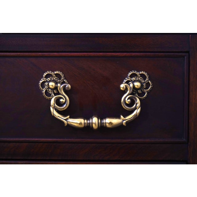 Henkel Harris Mahogany Large Document Secretary Desk For Sale - Image 14 of 18