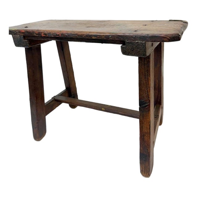 C Late 1900 Spanish Milk Stool For Sale
