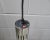 Large Industrial Black Painted Metal and Chrome Pendant Lamp, 1960s For Sale - Image 6 of 11
