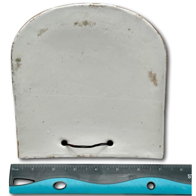 Beautiful Antique Victorian Neoclassical Era Paris Hard Paste Porcelain Wall Hanging Shelf - Circa Mid 19th Century For Sale - Image 18 of 18