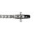 Metal Lady’s 14k White Gold 4-Prong 2.55ct Lab Grown Diamond Tennis Bracelet For Sale - Image 7 of 7
