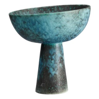 Terra Bowl on Stand - Medium Bronze For Sale