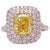 2010s GIA Certified Fancy Yellow 2.03 Carat Diamond Engagement Ring For Sale - Image 5 of 6
