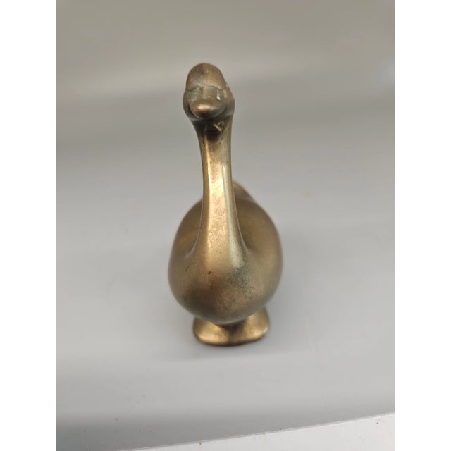 Vintage Sold Brass Duck Figurine