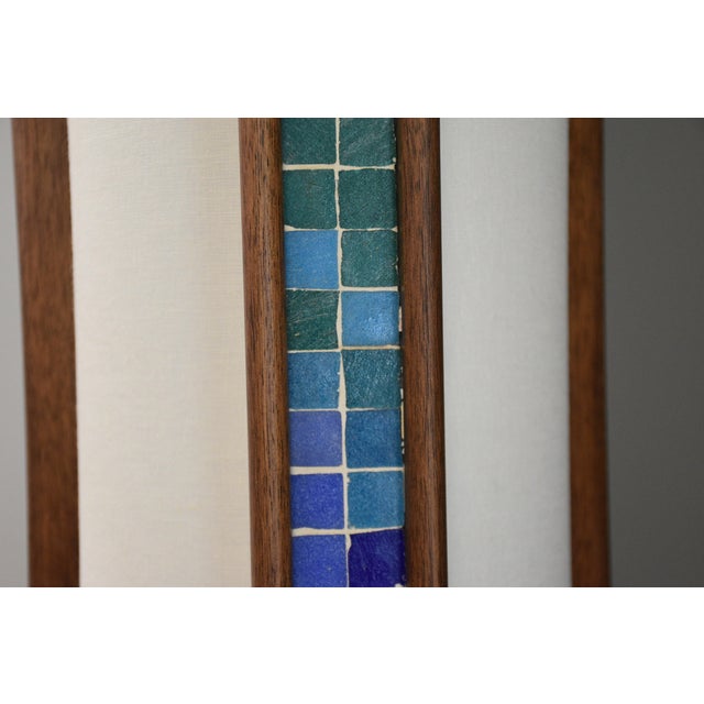 1960s John Keal Mosaic Tile Table Lamp for Modeline of California For Sale - Image 9 of 10
