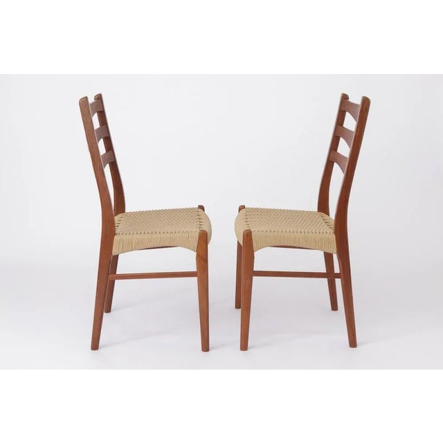 Chairs by Arne Wahl Iversen for Glyngøre, Set of 4 For Sale - Image 9 of 13